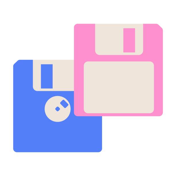 フロッピーディスクの図 - memory card memories technology data点のイラスト素材／クリップアート素材／マンガ素材／アイコン素材