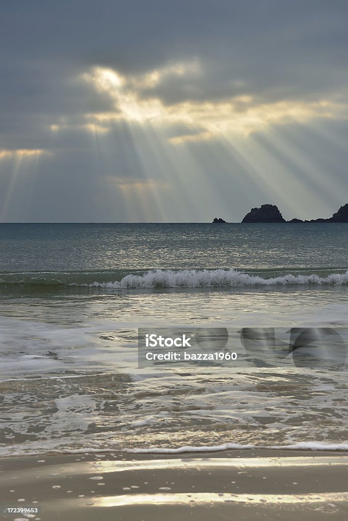 St Brelade's bay. - Lizenzfrei Brandung Stock-Foto