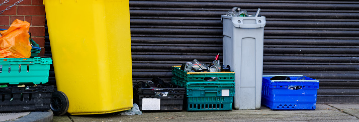 Rubbish and waste increasing, uncollected due to workers strike UK
