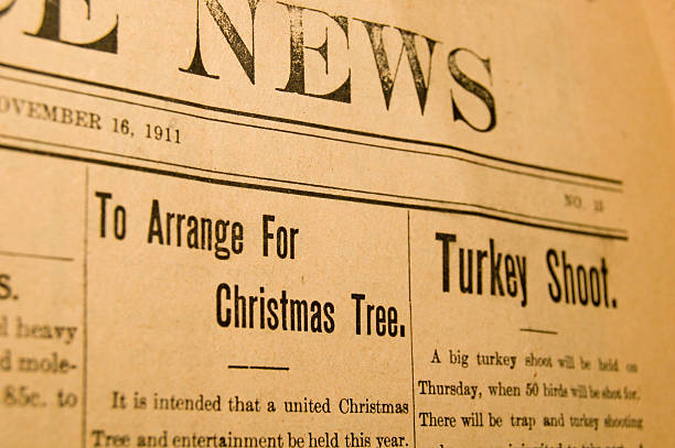 istock Vintage Newspaper at Christmas 172400020