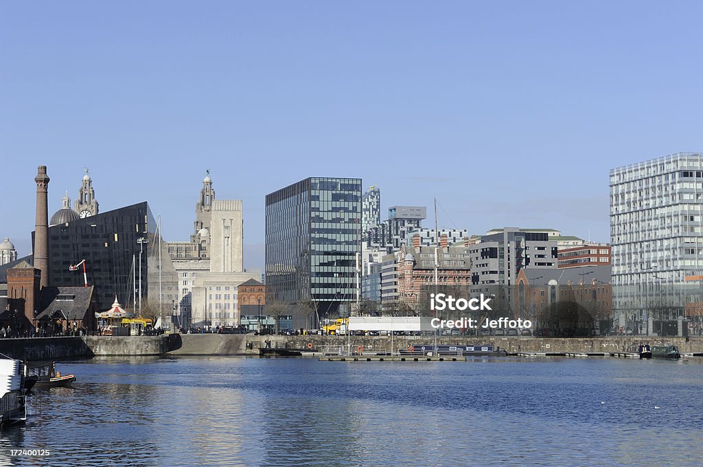 Liverpool Albert dock área - Foto de stock de Docas Albert royalty-free