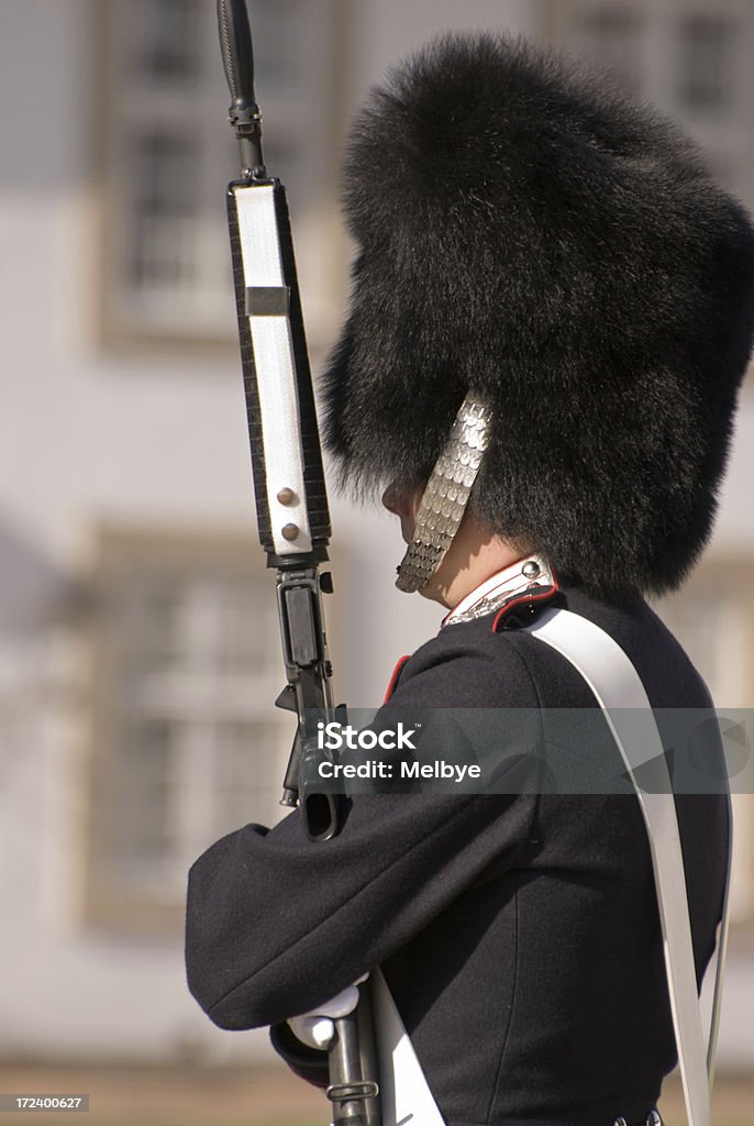 Royal guard Royal guard on duty. Fredensborg palace in Denmark. Adult Stock Photo