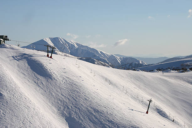 istock Ski lift up a mountain Mt Hotham 172400927