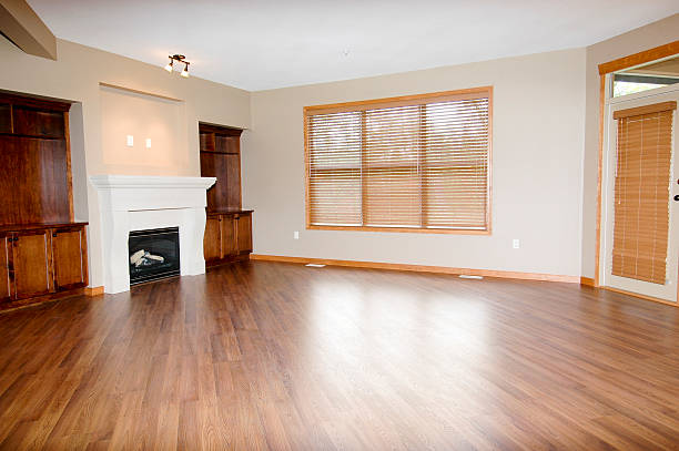 Beautiful luxury furnished house with wooden floor.