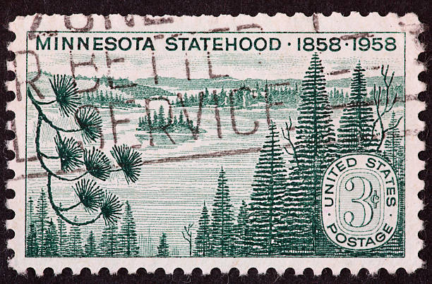 istock Minnesota statehood stamp 1958 172401602