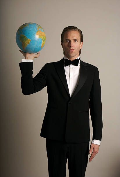 world, sir - butler waiter tuxedo personal valet 뉴스 사진 이미지