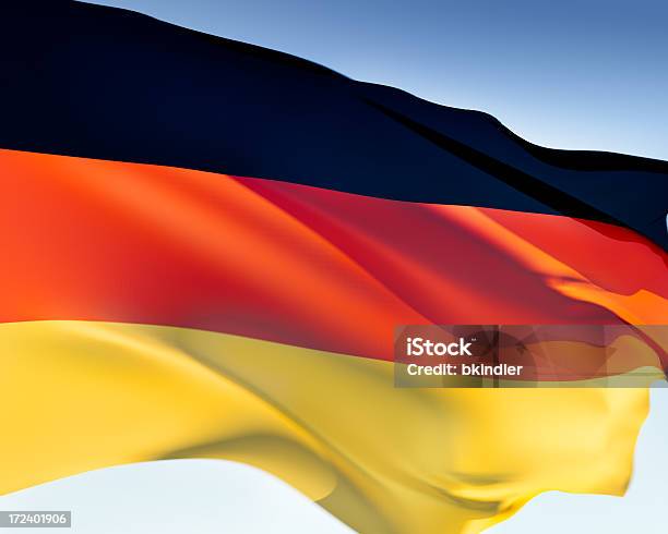 Bandeira Da Alemanha - Fotografias de stock e mais imagens de Alemanha - Alemanha, Azul, Bandeira