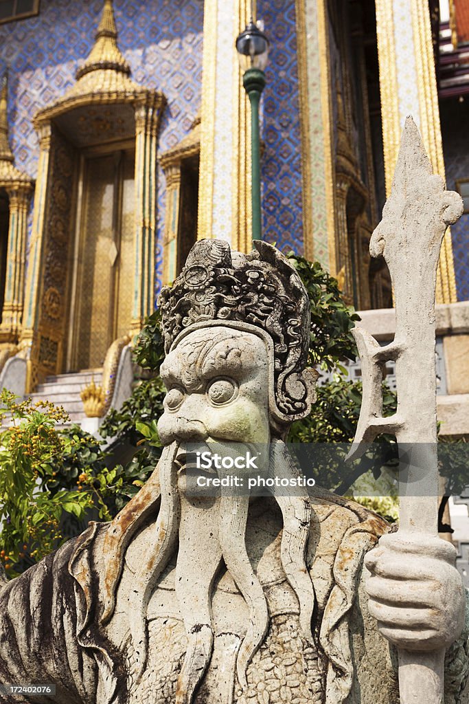 Стат�уя Большой дворец в Бангкоке - Стоковые фото Азия роялти-фри