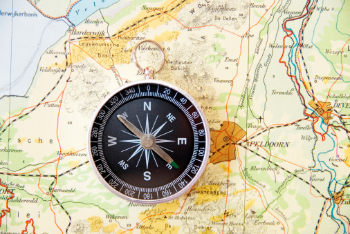 Mapping Compass Jpg File Guidance Concept Map Compass Stock Photo - Download Image Now ...