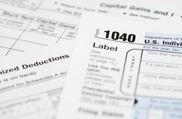 istock Income Tax Form 172402400