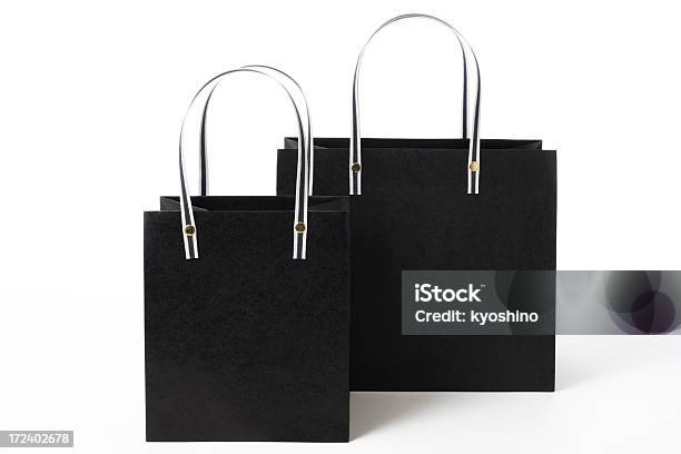 2 ブランク黒のショッピングバッグ - 紙袋のストックフォトや画像を多数ご用意 - 紙袋, 豪華, 買い物袋