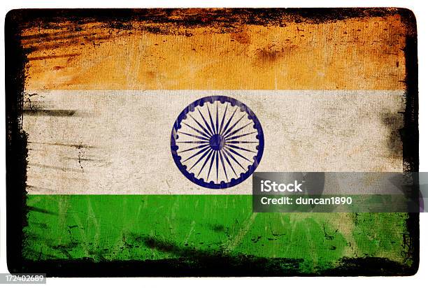 Bandera India Xxl Foto de stock y más banco de imágenes de Anticuado - Anticuado, Antigualla, Arrugado