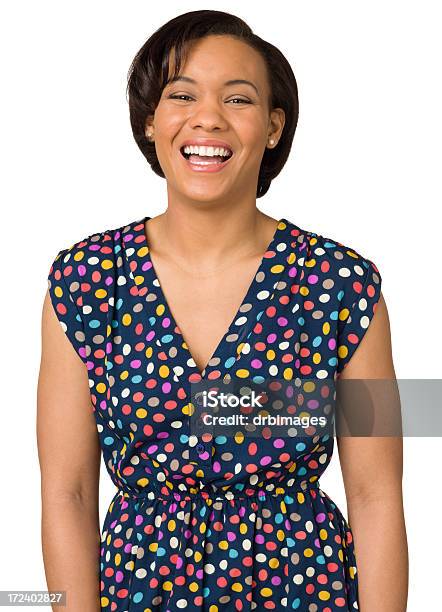 Laughing Young Woman Waist Up Stock Photo - Download Image Now - 20-24 Years, 20-29 Years, 25-29 Years