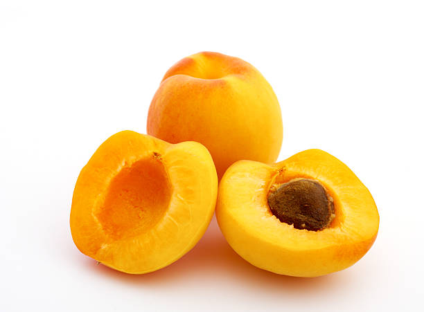 абрикос - apricot portion antioxidant fruit стоковые фото и изображения