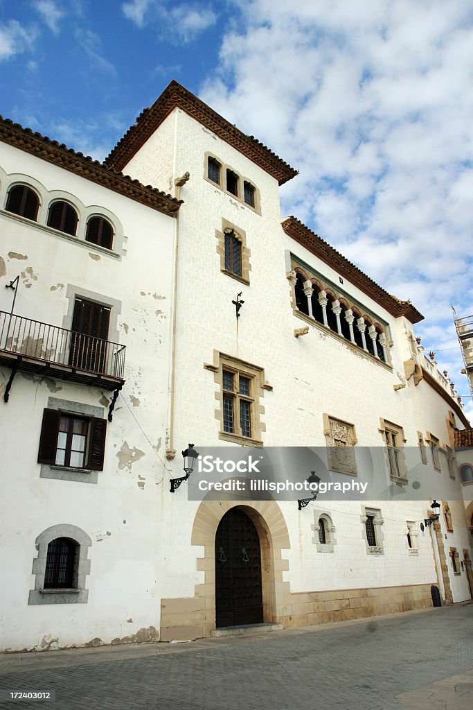 L'Architecture espagnole Sitges Barcelone maisons - Photo de Appartement libre de droits