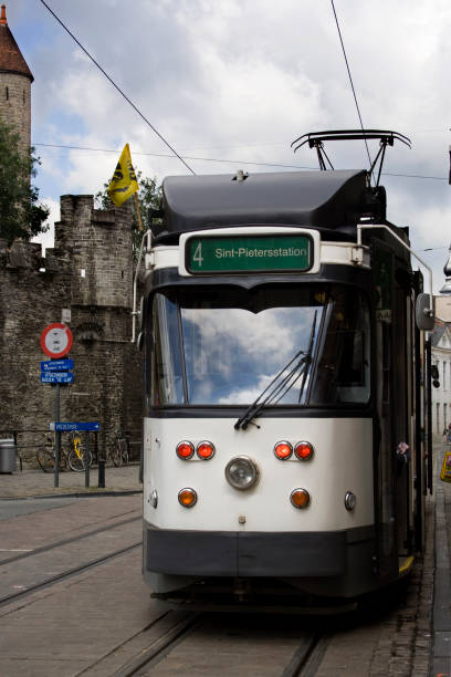 istock Streetcar, cable car, tram. 172403132