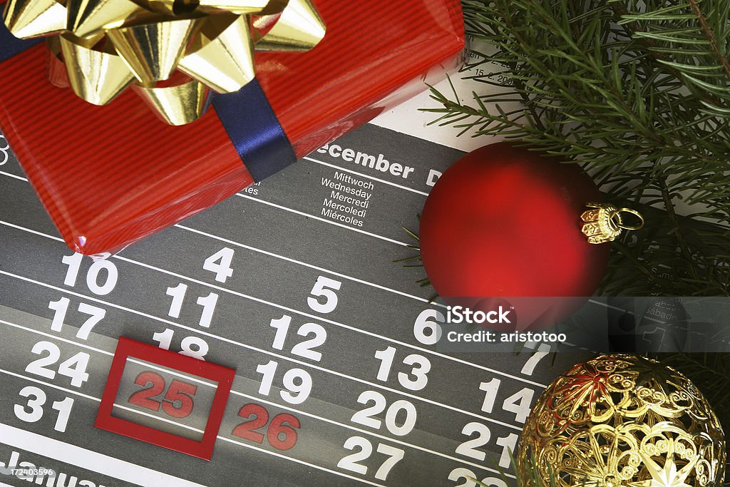 Calendario di Natale - Foto stock royalty-free di Calendario dell'avvento