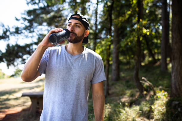 istock Man resting after training outdoors 1724036509