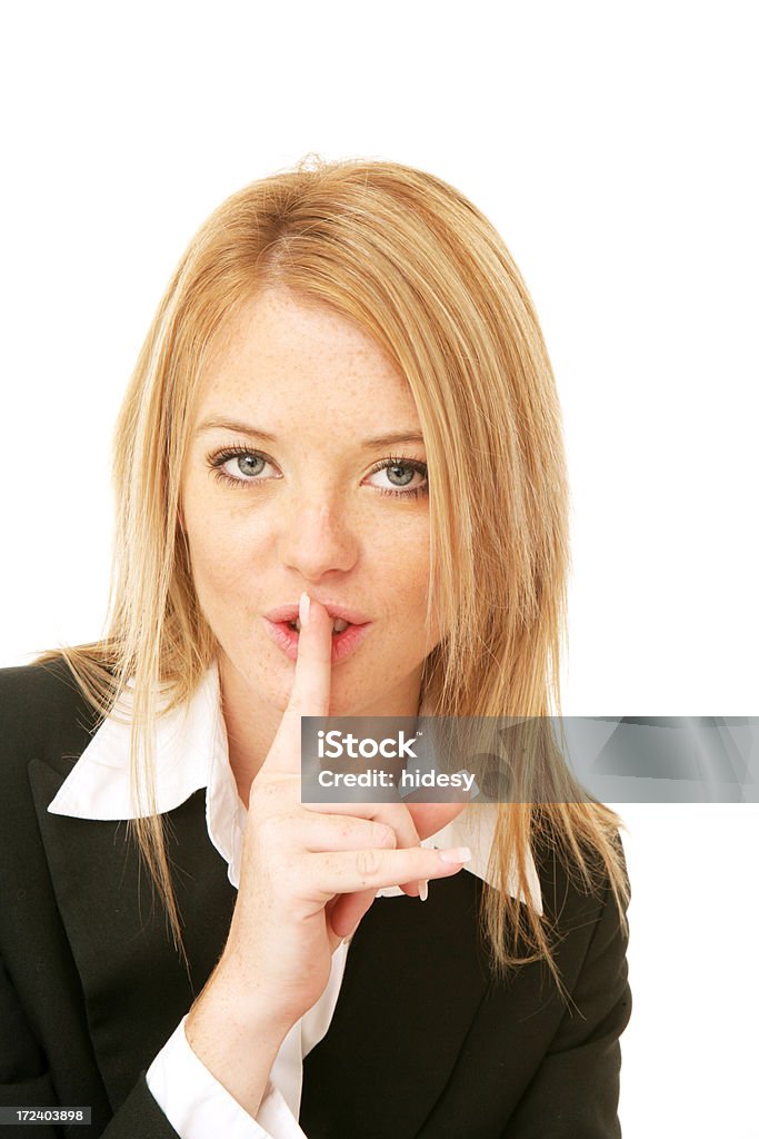 Shh. - Foto stock royalty-free di 20-24 anni
