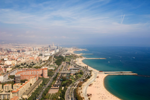Barcelona coastal view