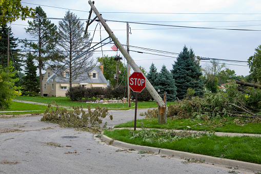 the result of a tornado in suburban Chicago ILRELATED: