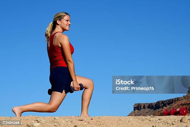 Morning Lunges Stock Photo - Download Image Now - Active Lifestyle, Anaerobic Exercise, Barefoot
