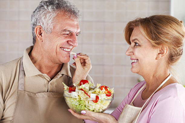 istock Senior Couple in the kitchen 172404489