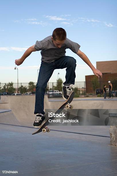 Skaterboy Stock Photo - Download Image Now - Activity, Big Air, Concentration