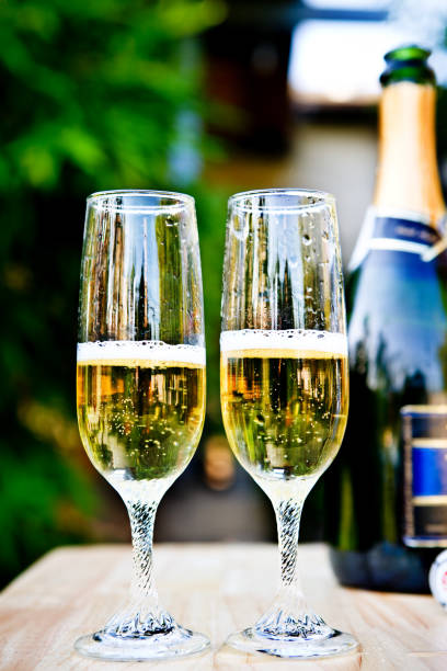istock Wineglasses and wine bottle 172404835