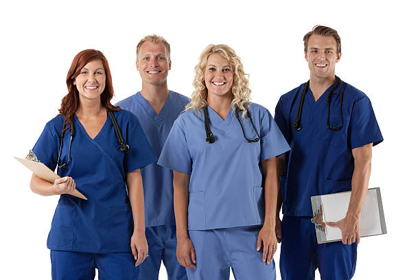 istock Smiling medical professionals team 172404988