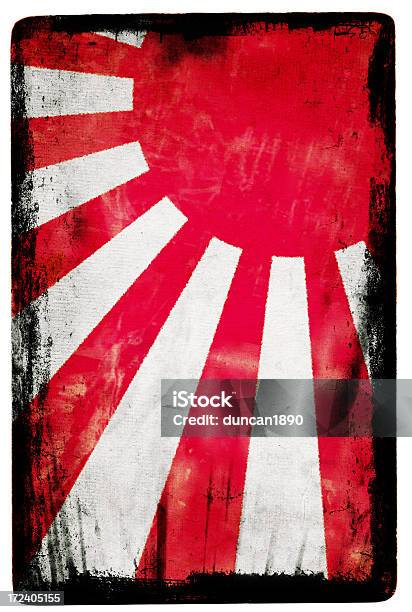 Foto de Bandeira Japonesa Xxl e mais fotos de stock de Acabado - Acabado, Amarrotado, Antigo