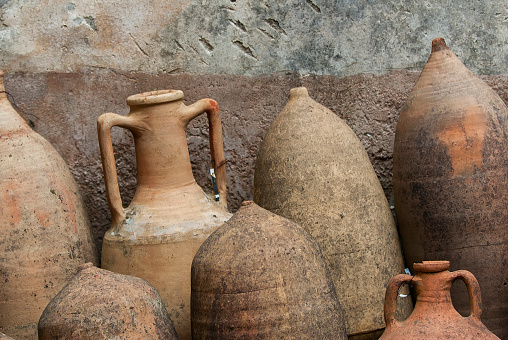 Clay pottery, Pompeii