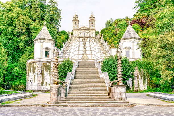 Bom Jesus, Braga, Portugal Bom Jesus, Braga, Portugal - Travel destination braga district stock pictures, royalty-free photos & images
