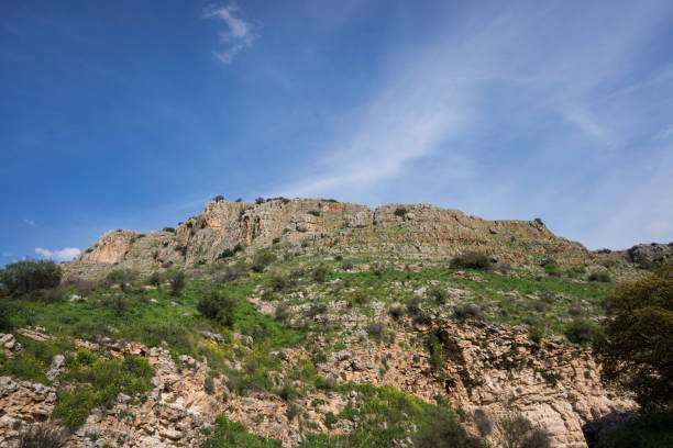 Galilee cliffs stock photo