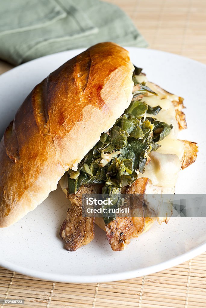 Изысканный сэндвич с индейкой - Стоковые фото Багет роялти-фри