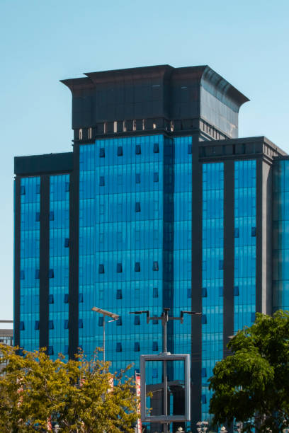 Headquarter building in Lusaka, Zambia stock photo