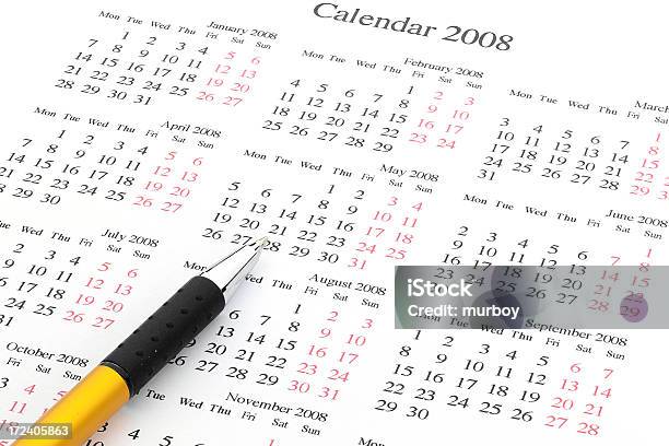 Calendario - Fotografie stock e altre immagini di Affari - Affari, Agenda, Bianco