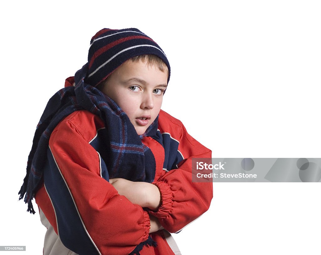 Junge in Mantel 3 - Lizenzfrei Kind Stock-Foto