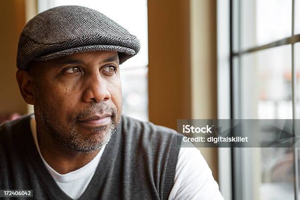 Mature Man Stock Photo - Download Image Now - Men, Contemplation, African-American Ethnicity