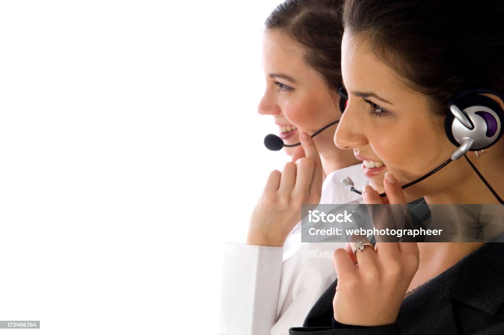 Kundenservice support - Lizenzfrei Am Telefon Stock-Foto