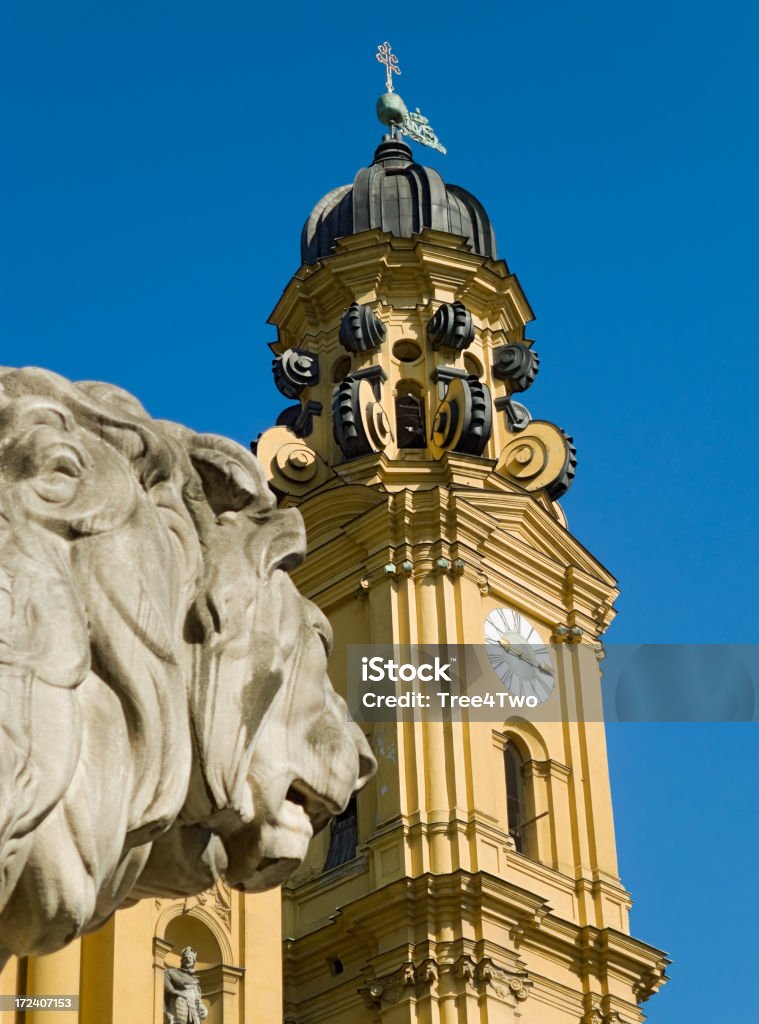 Igrejas em Munique-St Kajetan (Theatinerkirche - Foto de stock de Munique royalty-free