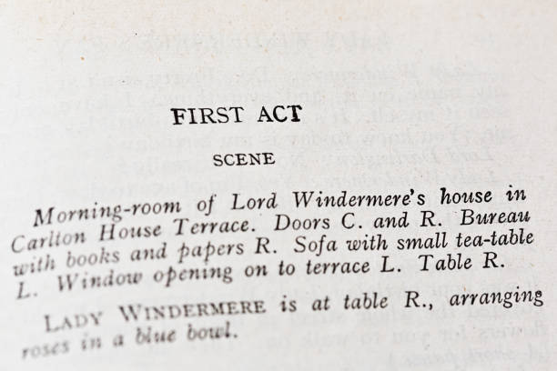 istock First act of a play by Oscar Wilde 1724071804