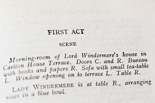 The first act of 