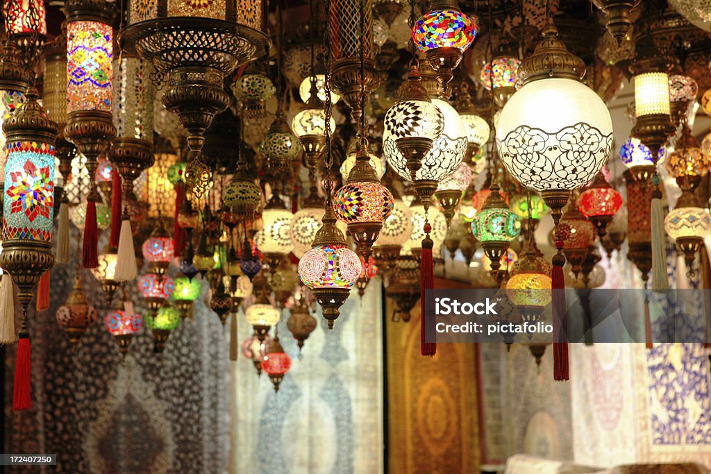 Восточные светильникам - Стоковые фото Культура Марокко роялти-фри