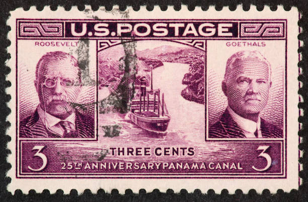 istock Panama canal stamp 1939 172407579