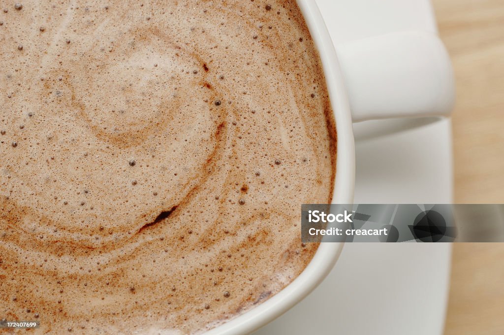 핫 초콜릿 위에서 클로즈업 - 로열티 프리 핫 초콜릿 스톡 사진