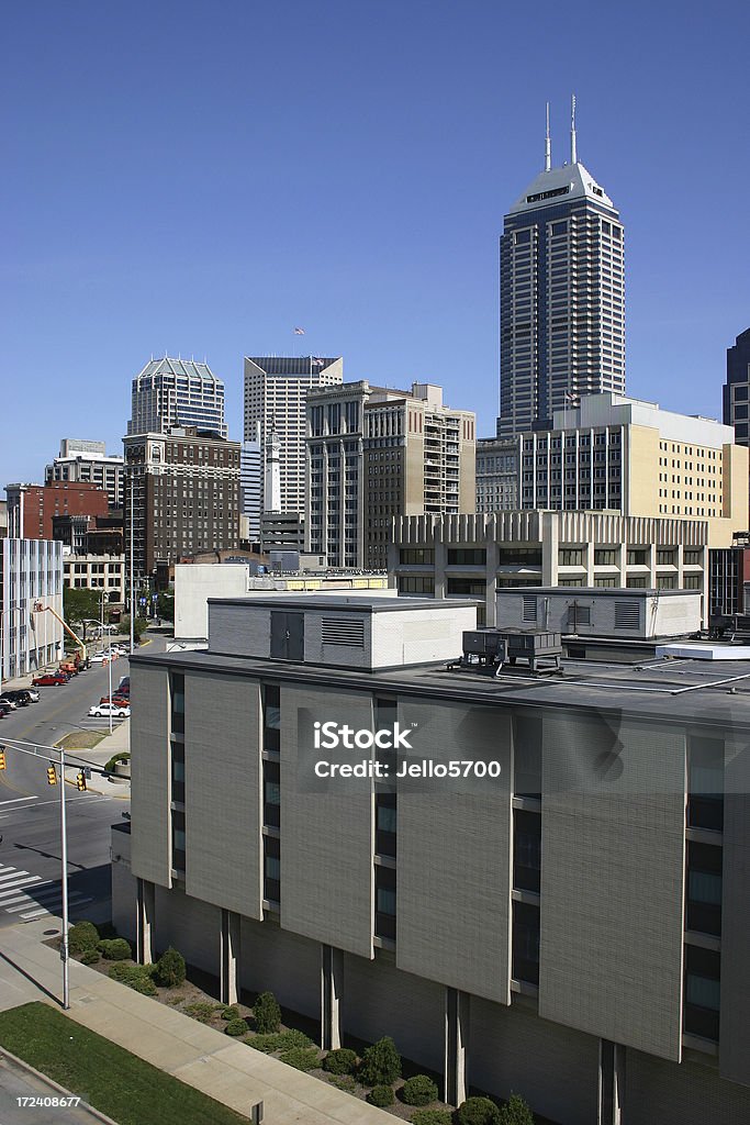 Indianapolis  Street Life Downtown District Stock Photo