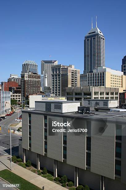 Indianapolis Street Life Stock Photo - Download Image Now - Downtown District, Indianapolis, Architecture