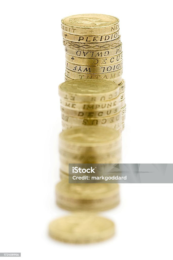 Schritt von Münzen - Lizenzfrei Balkendiagramm Stock-Foto