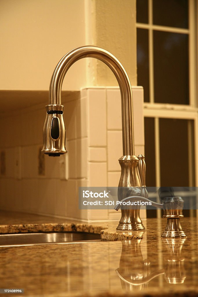 Modelo de casa pia de cozinha - Foto de stock de Artigo de decoração royalty-free